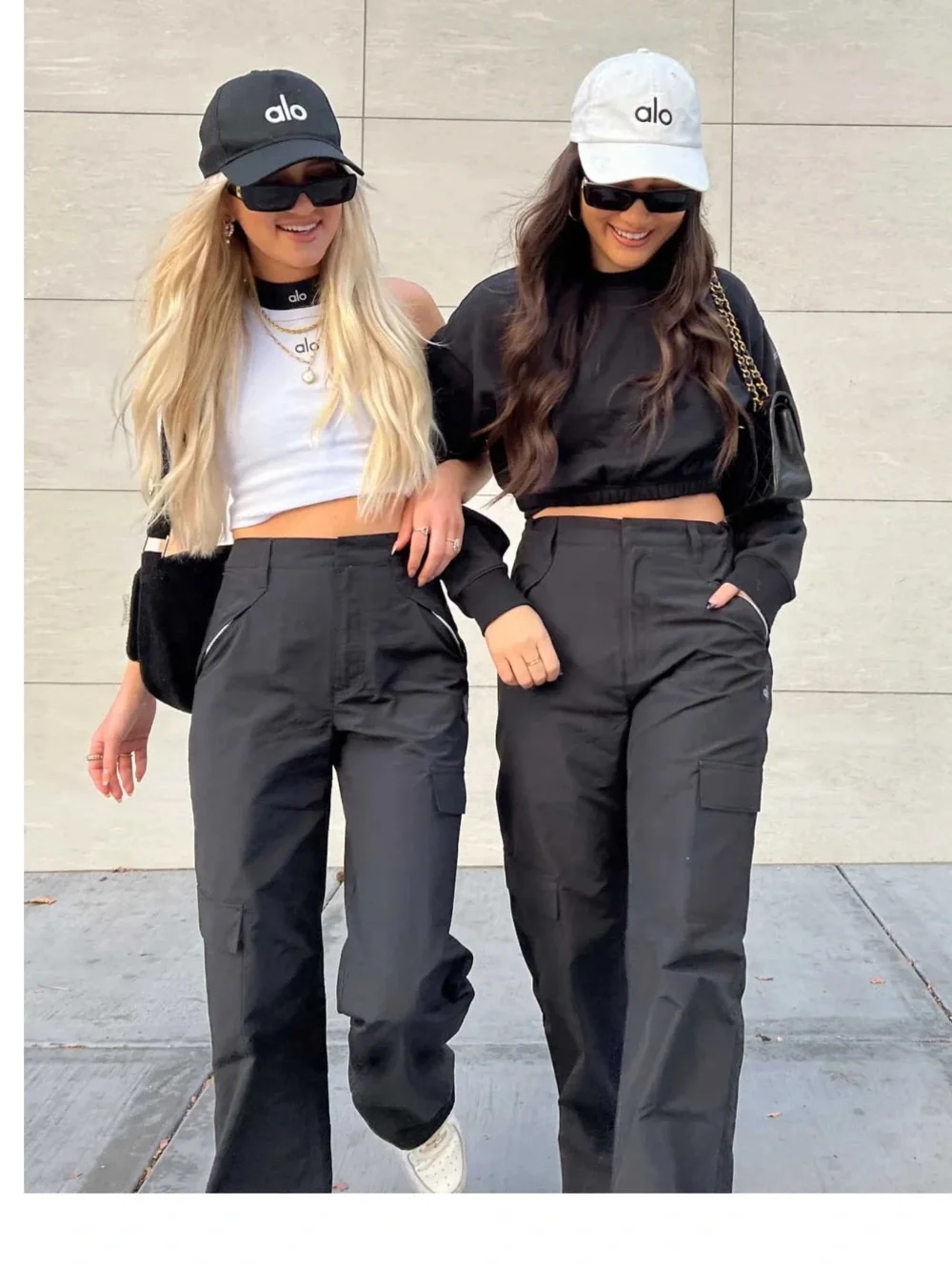 ALO Yoga Black All That Trouser Size Large